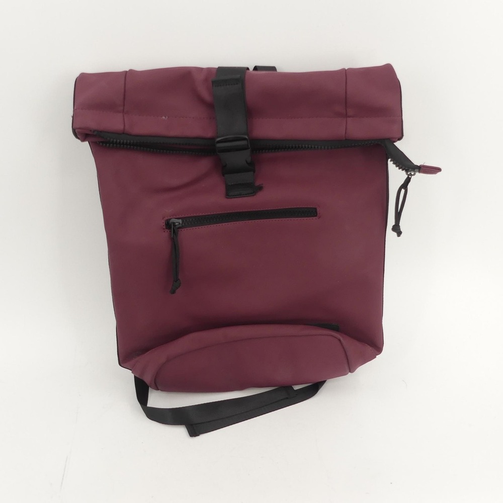 Duchamp London‎ Roll Top Backpack Burgundy Roll Top Water Resistant Laptop Bag